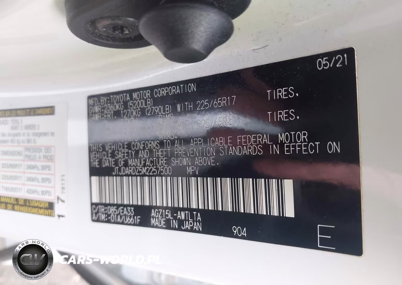 2021 Lexus Nx 300 VIN:JTJDARDZ5M2257500 - 9