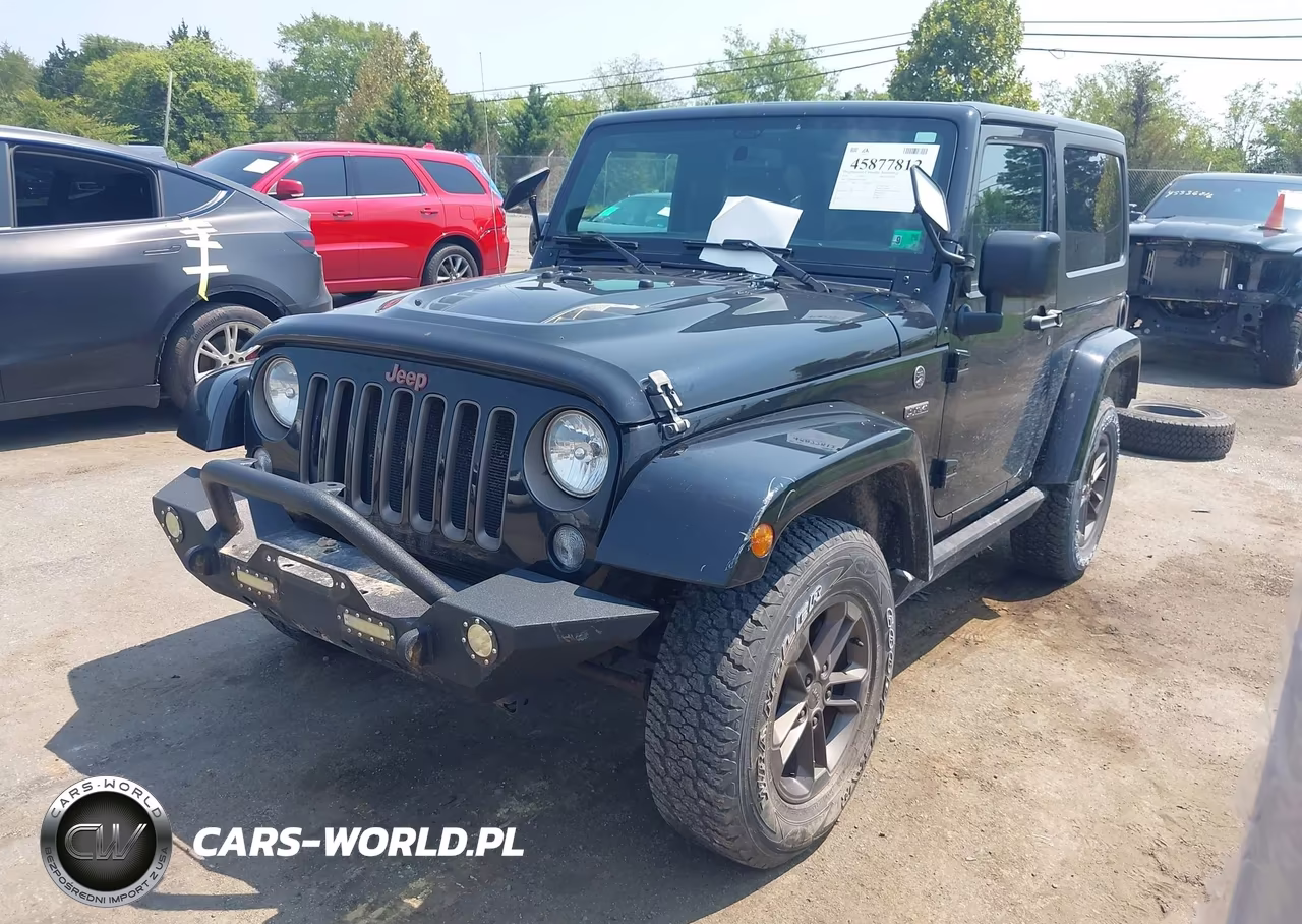 2016 Jeep Wrangler 75Th Anniversary VIN:1C4GJWBG5GL278829 - 2