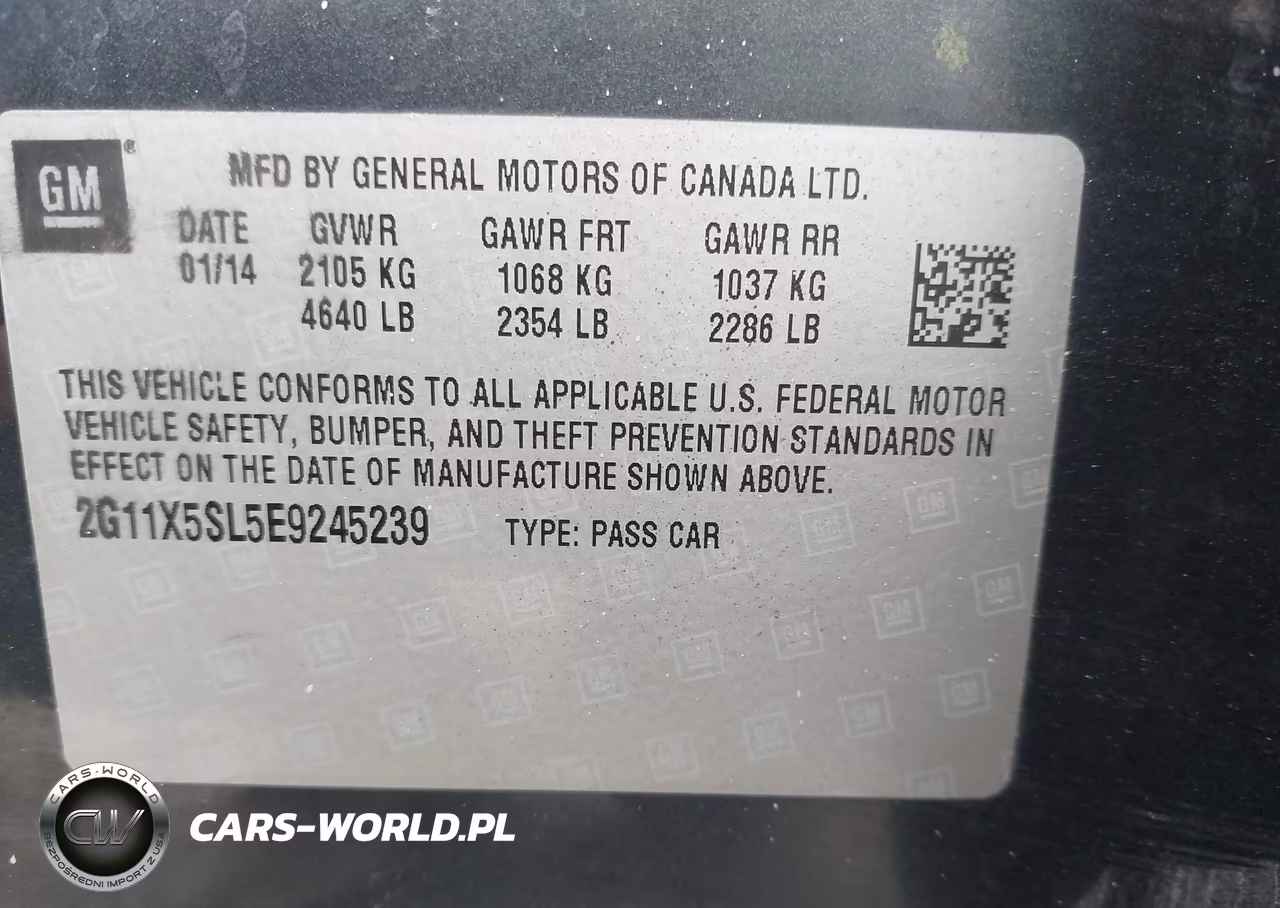2014 Chevrolet Impala 1Fl VIN:2G11X5SL5E9245239 - 9