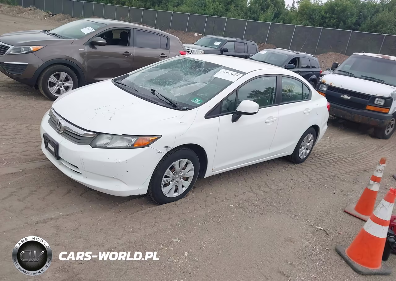 2012 Honda Civic Lx VIN:19XFB2F57CE384549 - 2