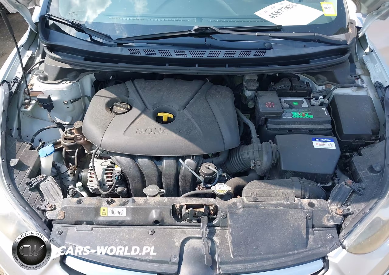 2013 Hyundai Elantra Gls VIN:KMHDH4AE9DU985999 - 10