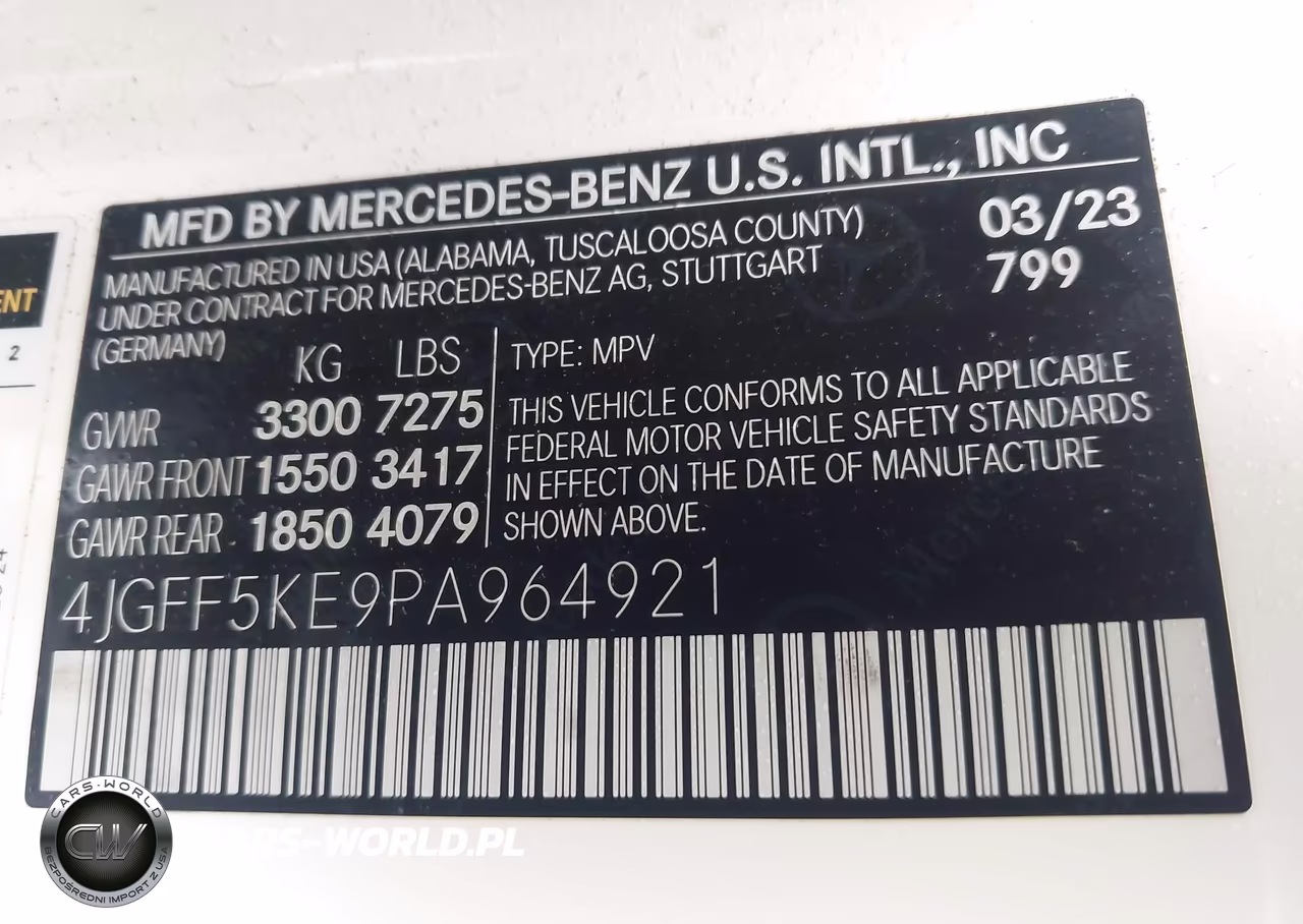 2023 Mercedes-Benz Gls 450 4Matic VIN:4JGFF5KE9PA964921 - 9