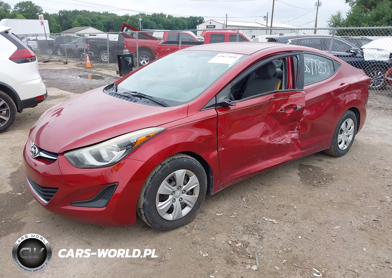 2016 Hyundai Elantra Se VIN:5NPDH4AE1GH793818 - 2