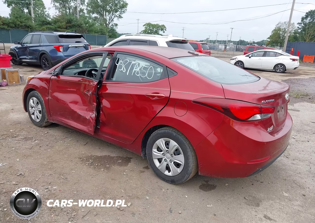 2016 Hyundai Elantra Se VIN:5NPDH4AE1GH793818 - 3