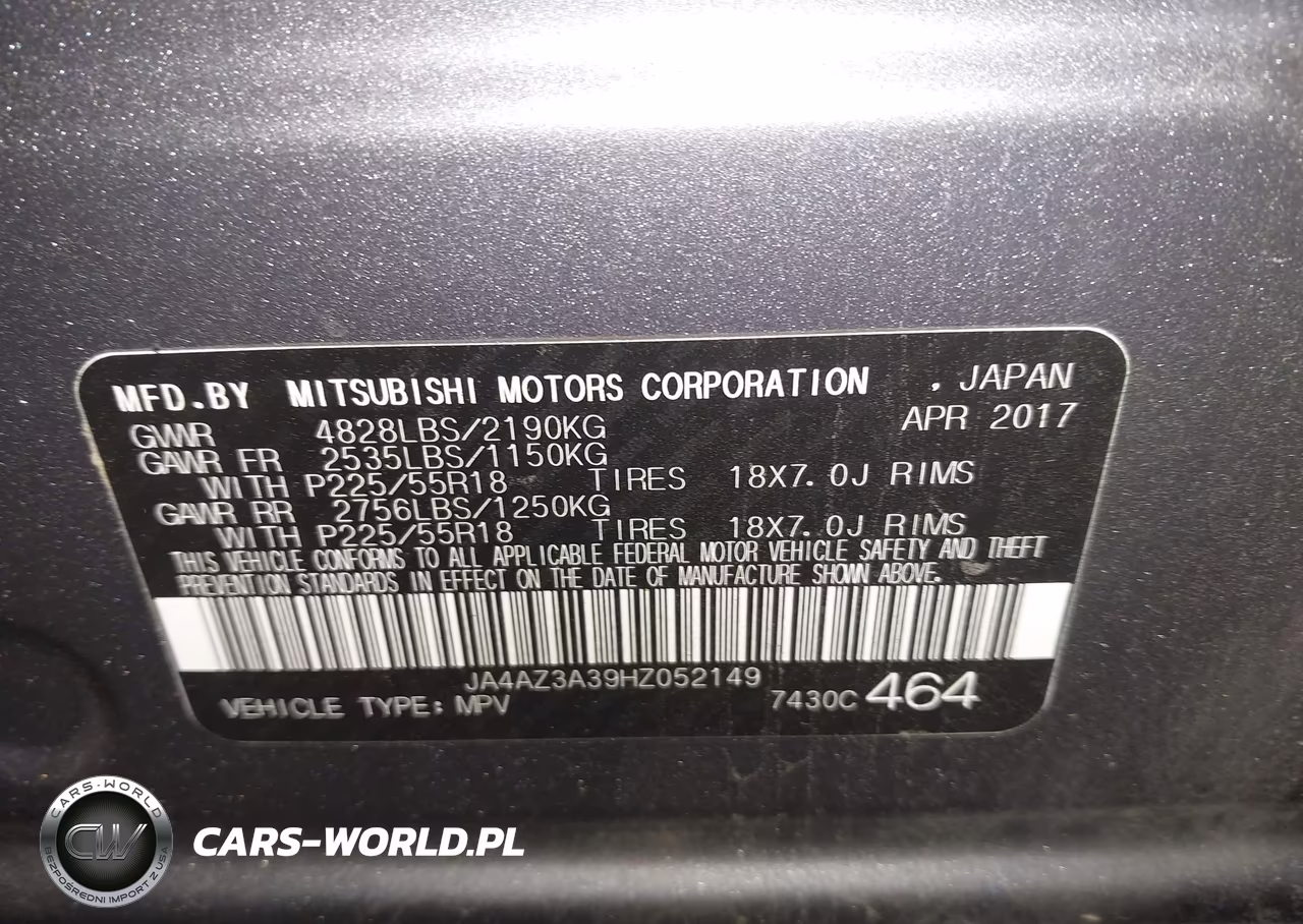 2017 Mitsubishi Outlander Se VIN:JA4AZ3A39HZ052149 - 9