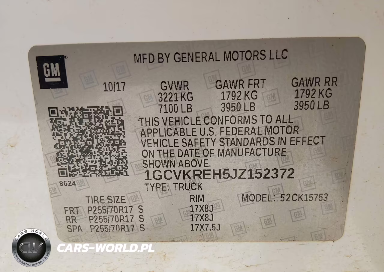 2018 Chevrolet Silverado 1500 1Lt VIN:1GCVKREH5JZ152372 - 9