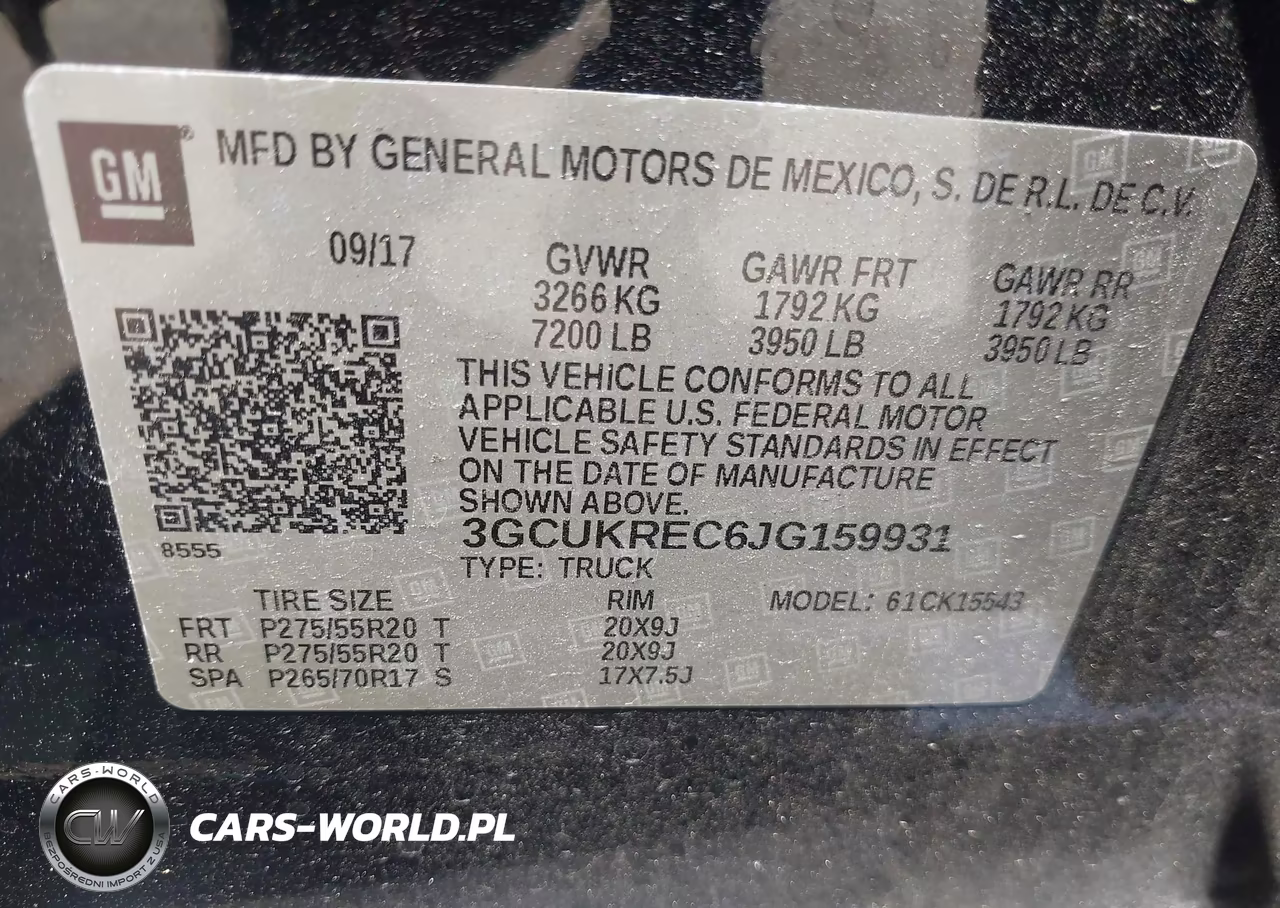 2018 Chevrolet Silverado 1500 1Lt VIN:3GCUKREC6JG159931 - 9