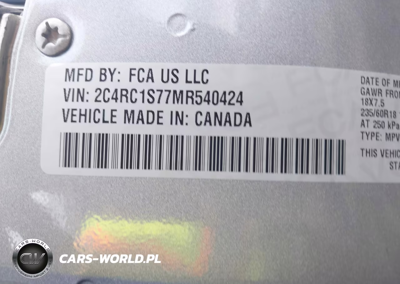 2021 Chrysler Pacifica Hybrid Limited VIN:2C4RC1S77MR540424 - 9