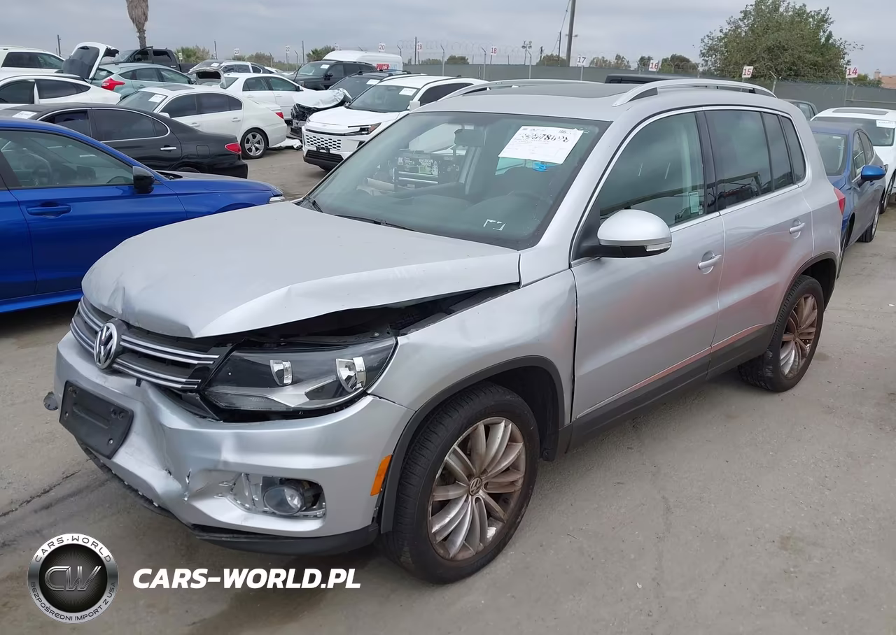 2014 Volkswagen Tiguan Sel VIN:WVGAV3AX7EW591723 - 2