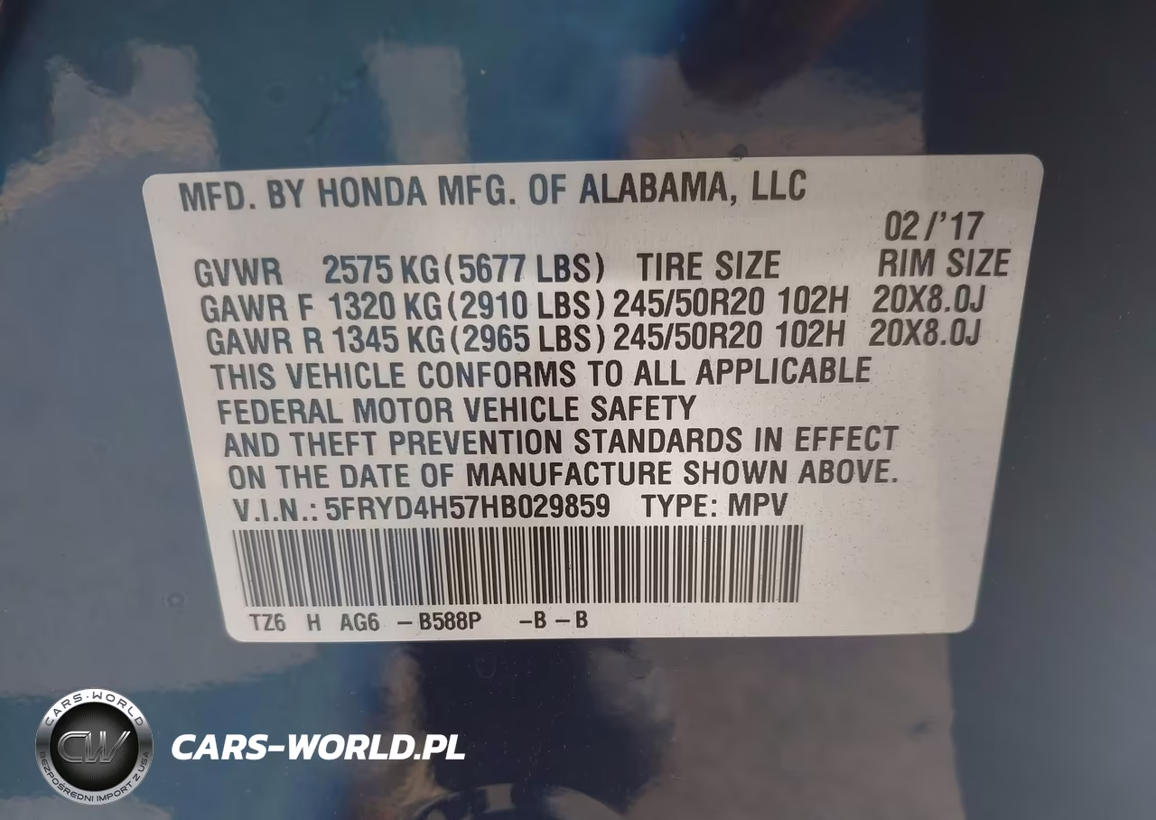 2017 Acura Mdx Technology Package VIN:5FRYD4H57HB029859 - 9