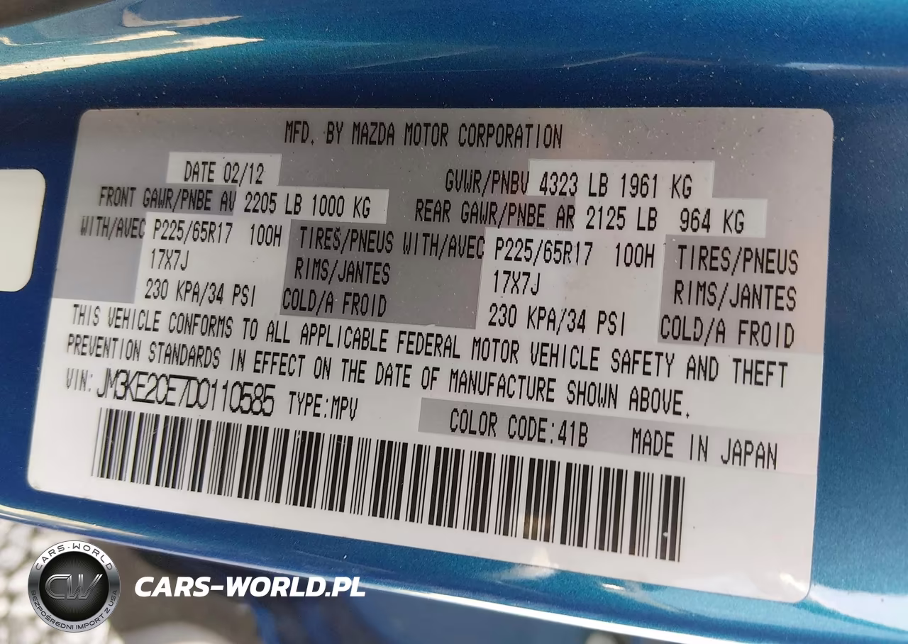 2013 Mazda Cx-5 Touring VIN:JM3KE2CE7D0110585 - 9