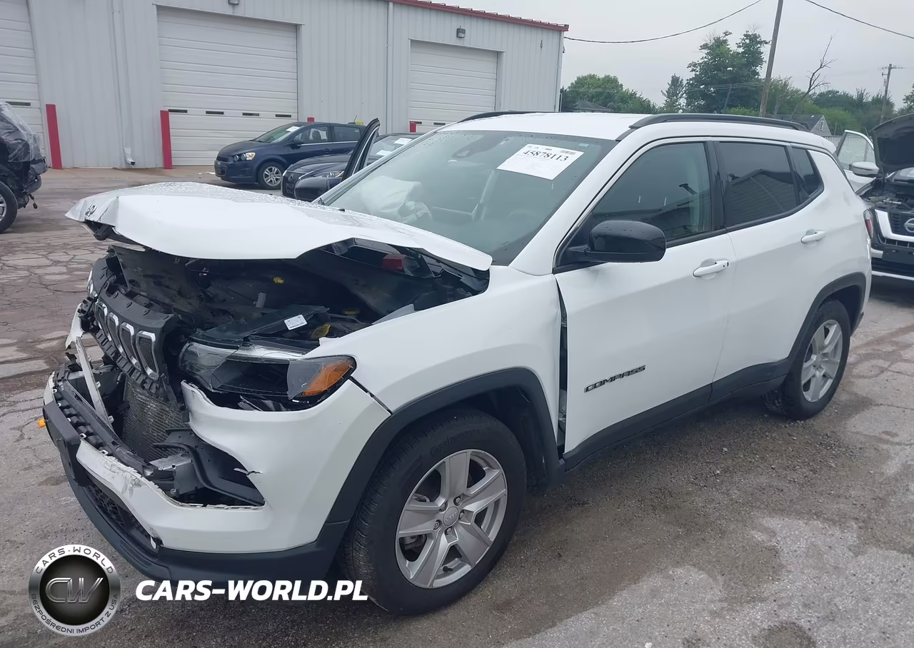 2022 Jeep Compass Latitude Fwd VIN:3C4NJCBB6NT214262 - 2