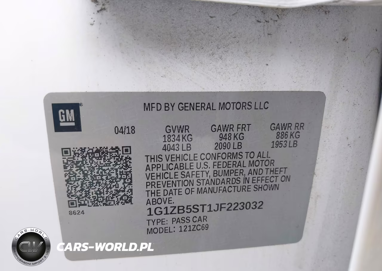 2018 Chevrolet Malibu 1Ls VIN:1G1ZB5ST1JF223032 - 9