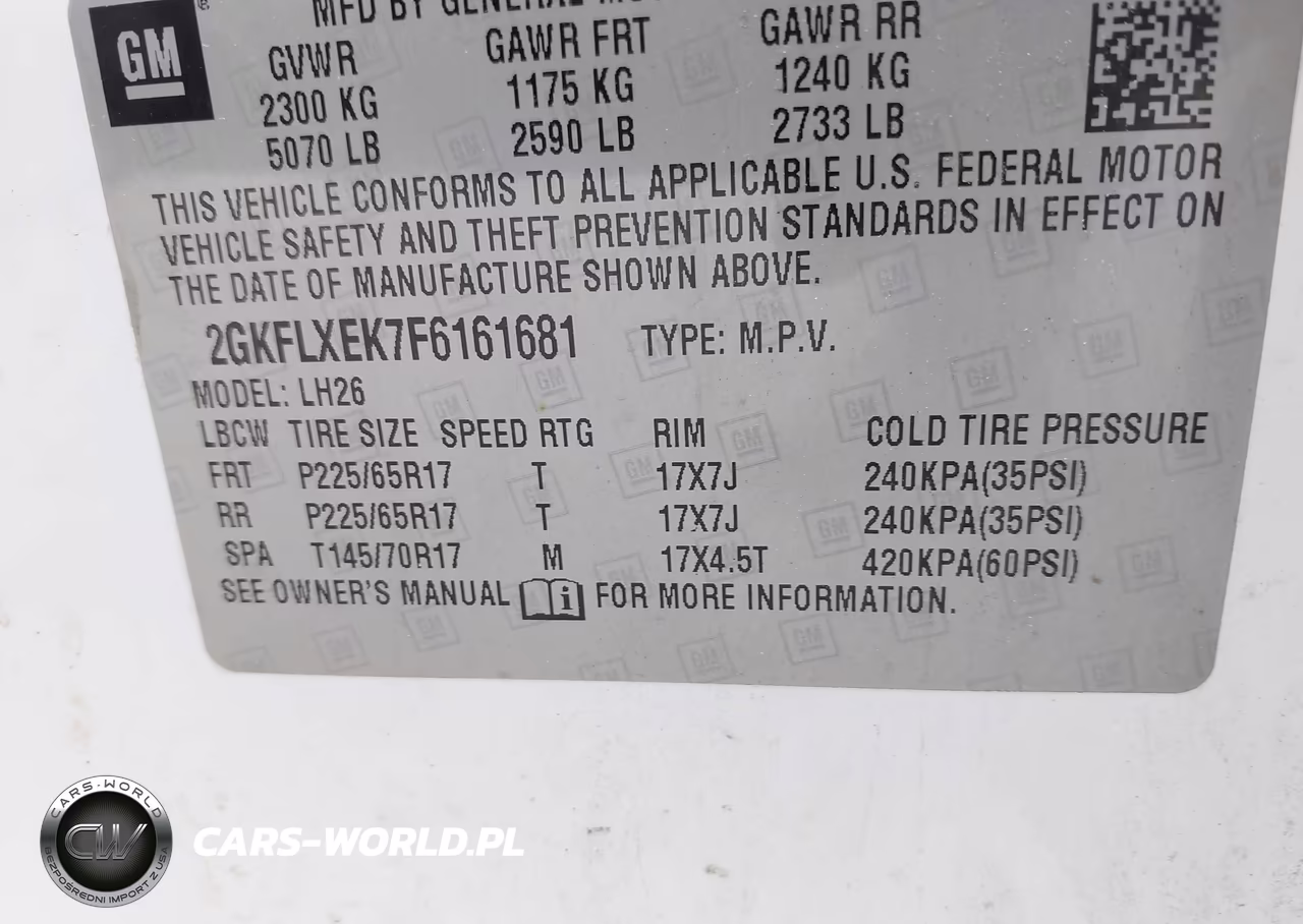 2015 GMC Terrain Slt-1 VIN:2GKFLXEK7F6161681 - 9