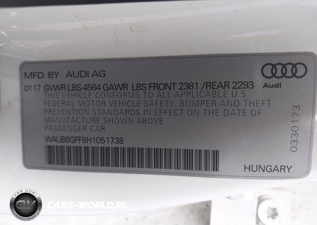 2017 Audi A3 Premium VIN:WAUB8GFF8H1051738 - 9