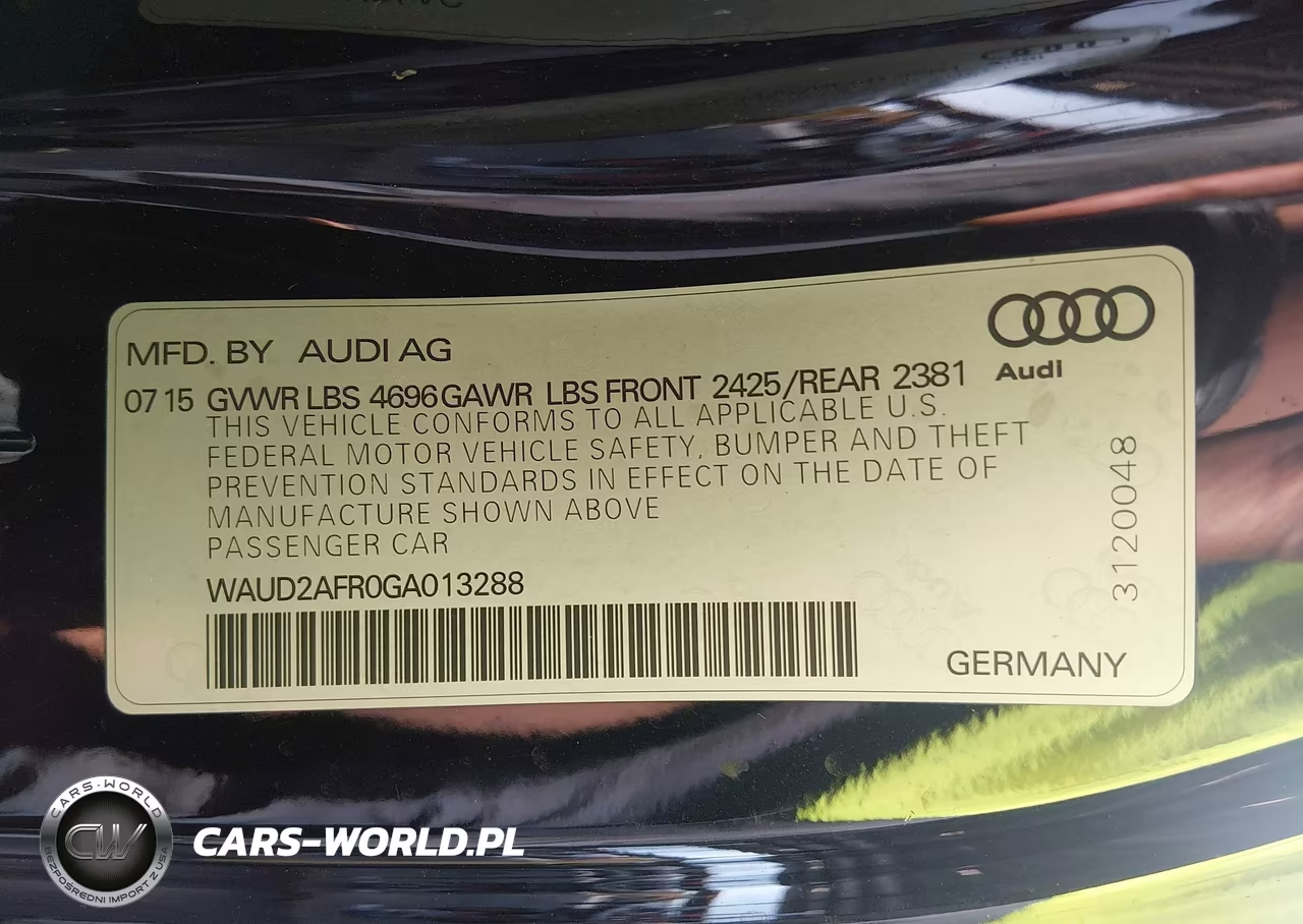 2016 Audi A5 2.0T Premium VIN:WAUD2AFR0GA013288 - 9