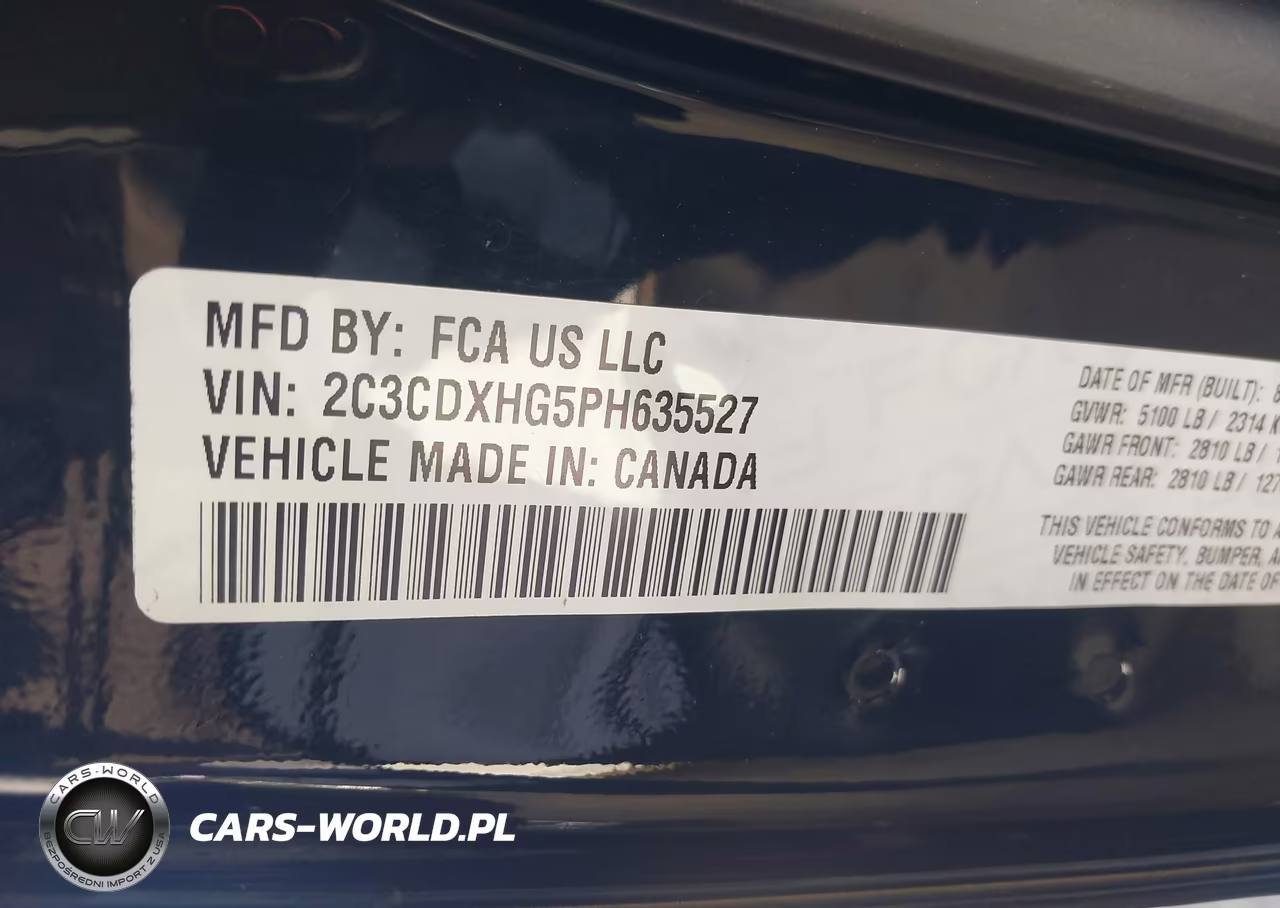 2023 Dodge Charger Gt VIN:2C3CDXHG5PH635527 - 9