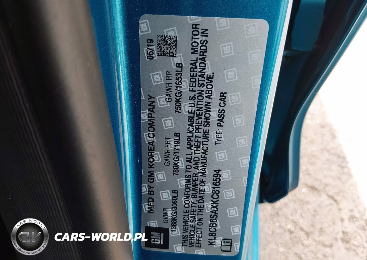 2019 Chevrolet Spark Ls Cvt VIN:KL8CB6SAXKC816594 - 9