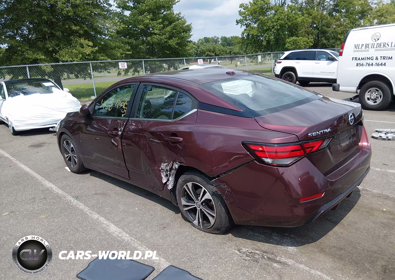 2021 Nissan Sentra Sv Xtronic Cvt VIN:3N1AB8CV1MY280434 - 3