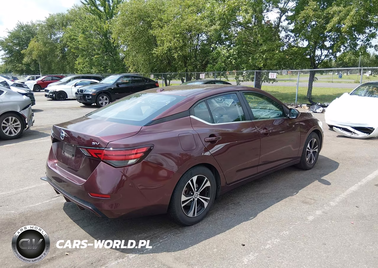 2021 Nissan Sentra Sv Xtronic Cvt VIN:3N1AB8CV1MY280434 - 4