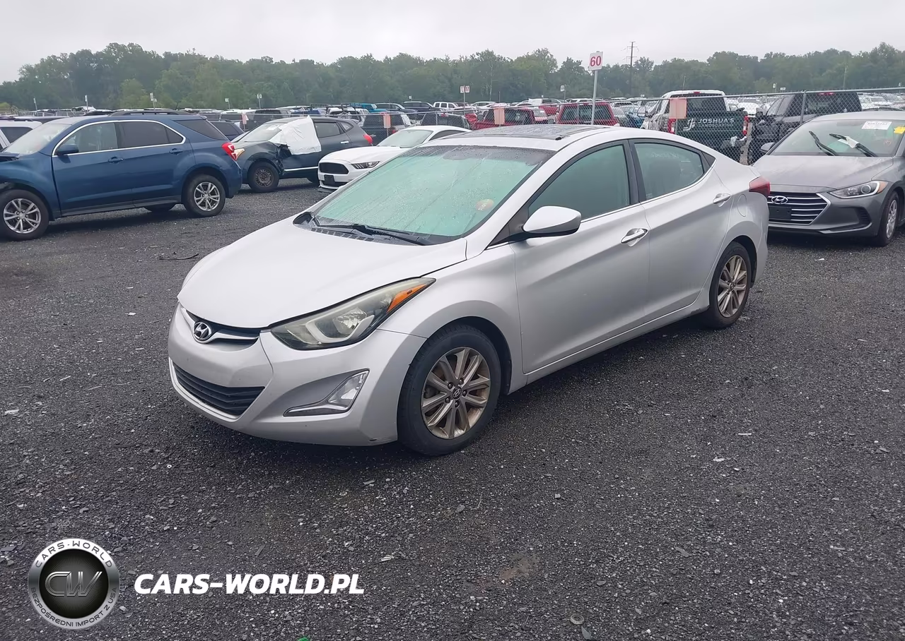 2015 Hyundai Elantra Se VIN:5NPDH4AEXFH559109 - 2