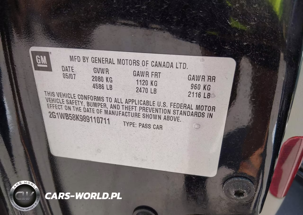 2008 Chevrolet Impala Ls VIN:2G1WB58K989110711 - 9