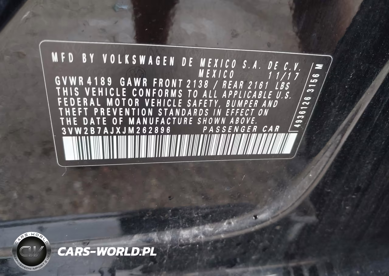 2018 Volkswagen Jetta 1.4T S VIN:3VW2B7AJXJM262896 - 9