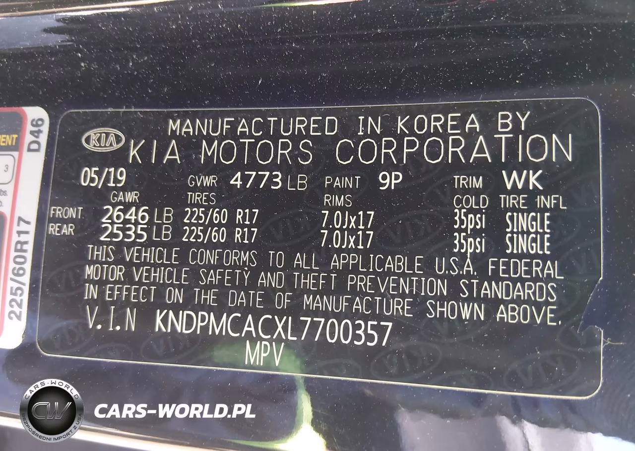 2020 Kia Sportage Lx VIN:KNDPMCACXL7700357 - 7
