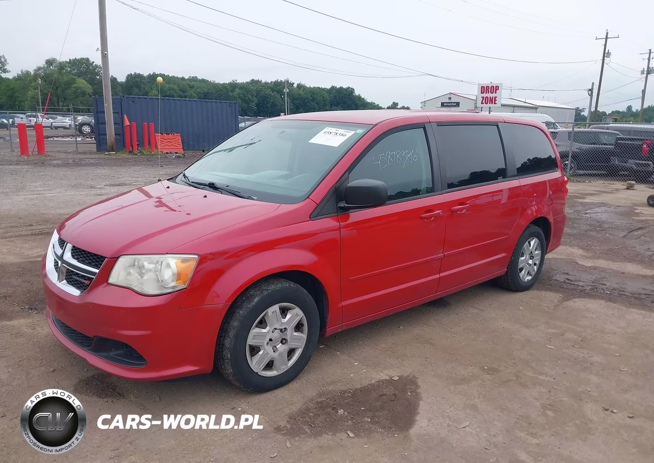 2012 Dodge Grand Caravan Se-Avp VIN:2C4RDGBG0CR350480 - 2