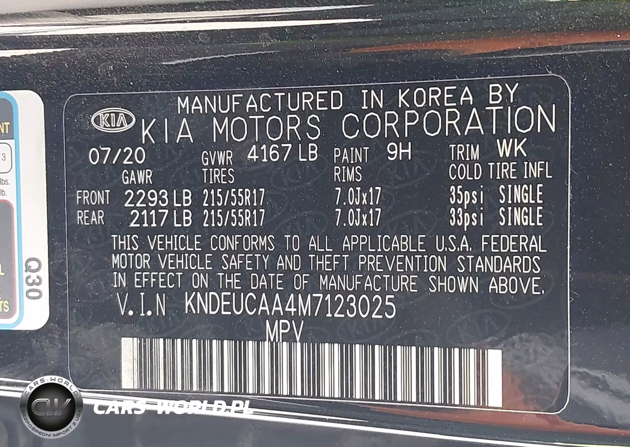 2021 Kia Seltos S VIN:KNDEUCAA4M7123025 - 9