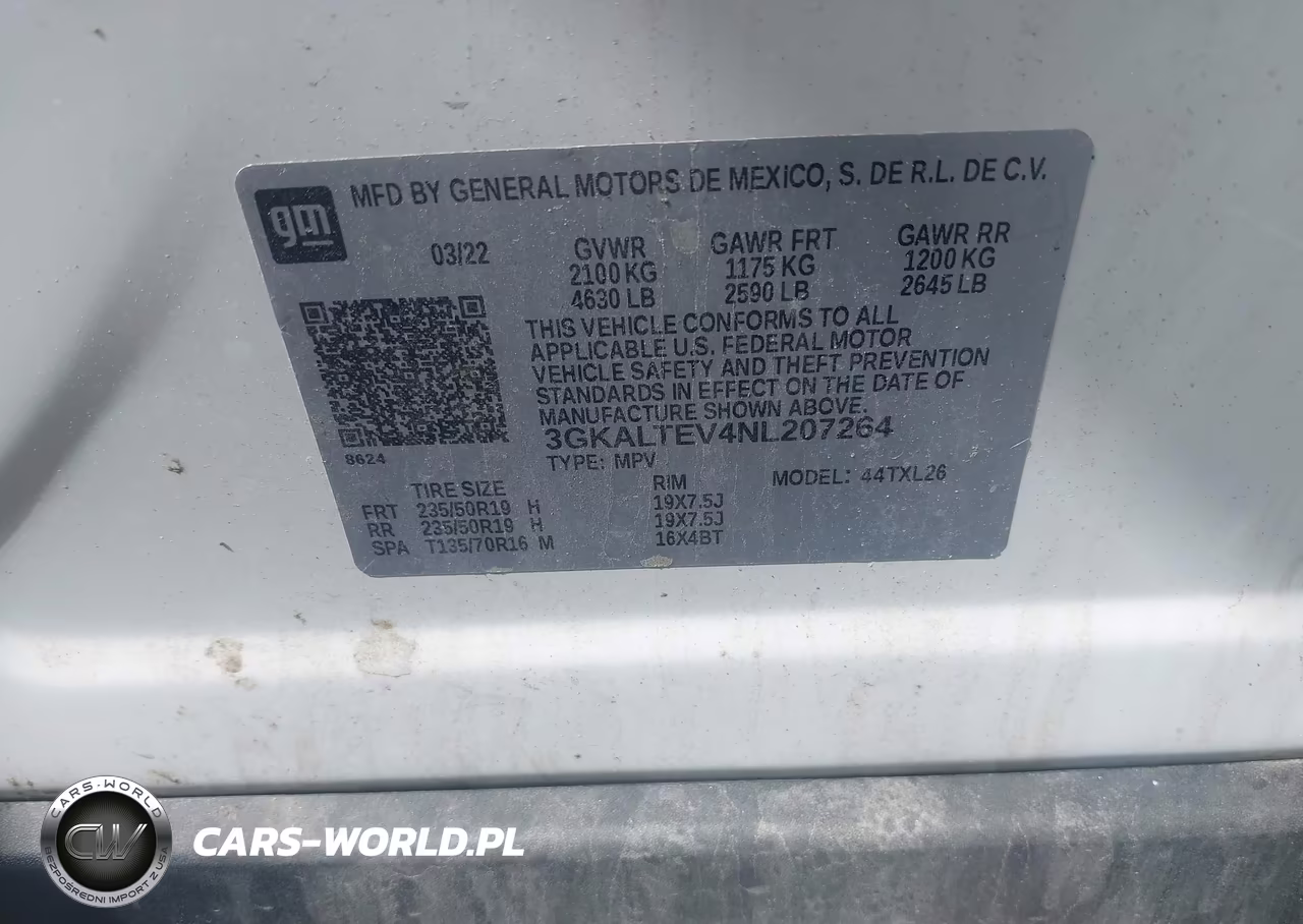 2022 GMC Terrain Awd Sle VIN:3GKALTEV4NL207264 - 9
