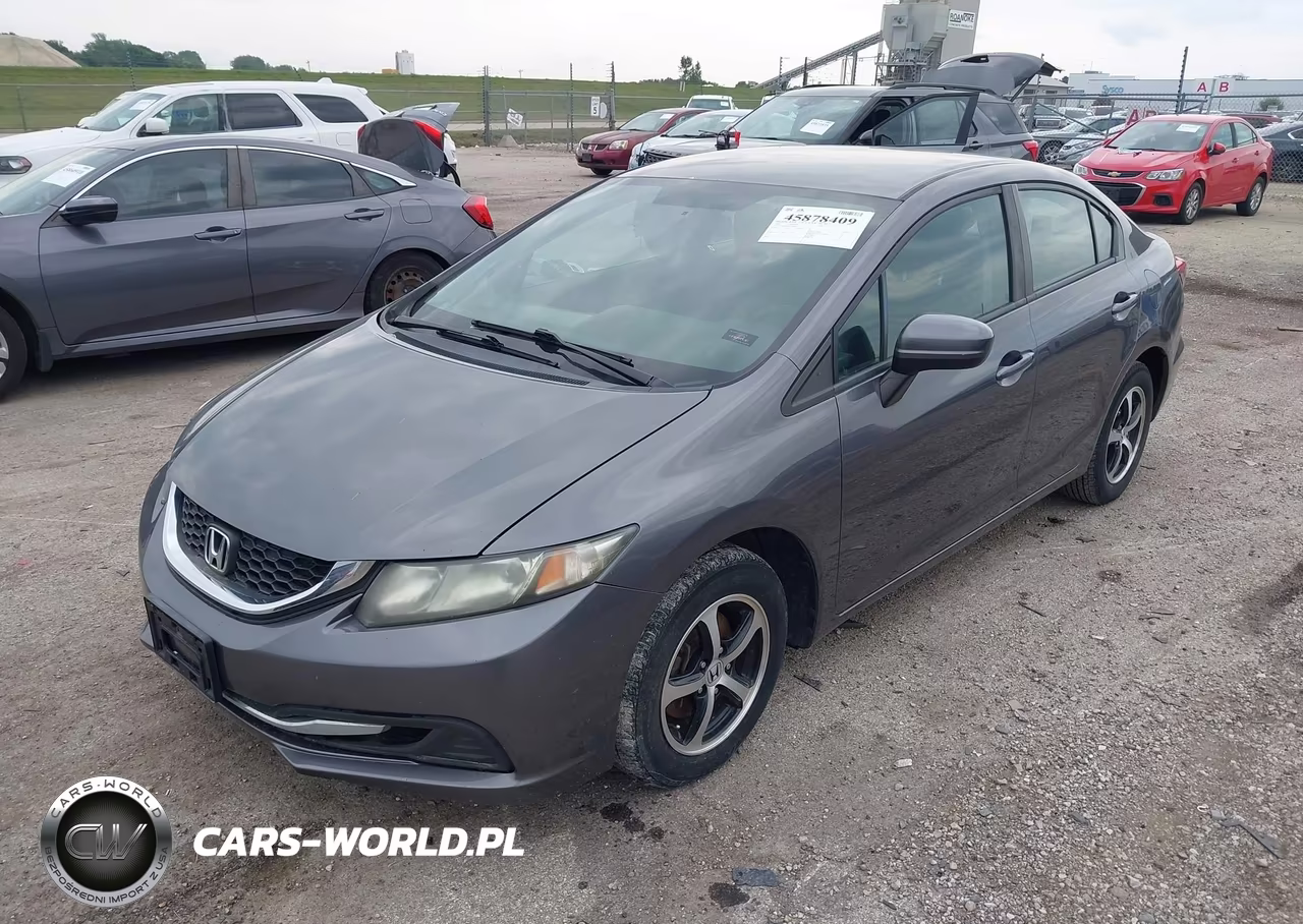 2015 Honda Civic Se VIN:19XFB2F70FE100281 - 2