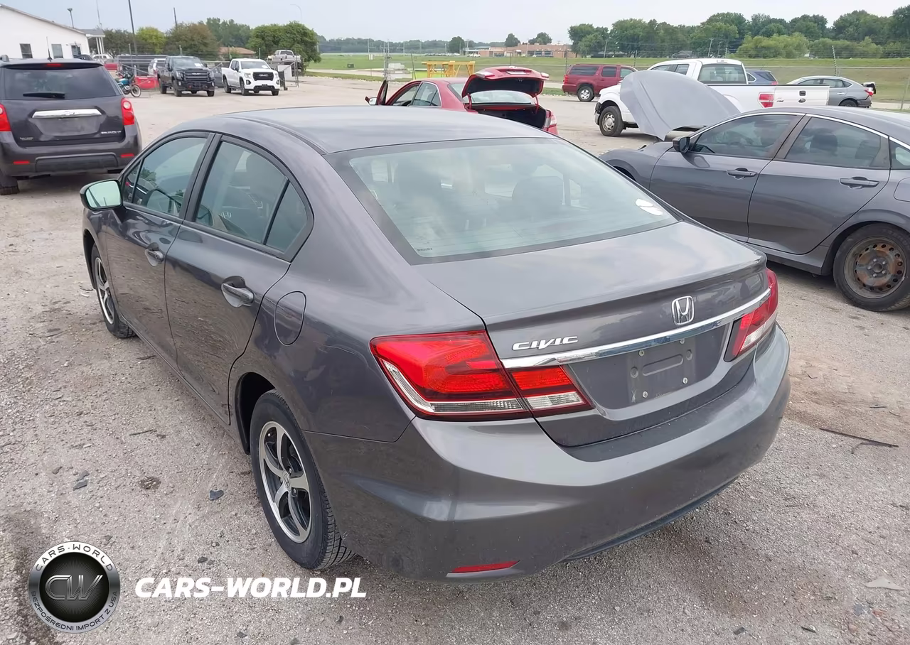 2015 Honda Civic Se VIN:19XFB2F70FE100281 - 3