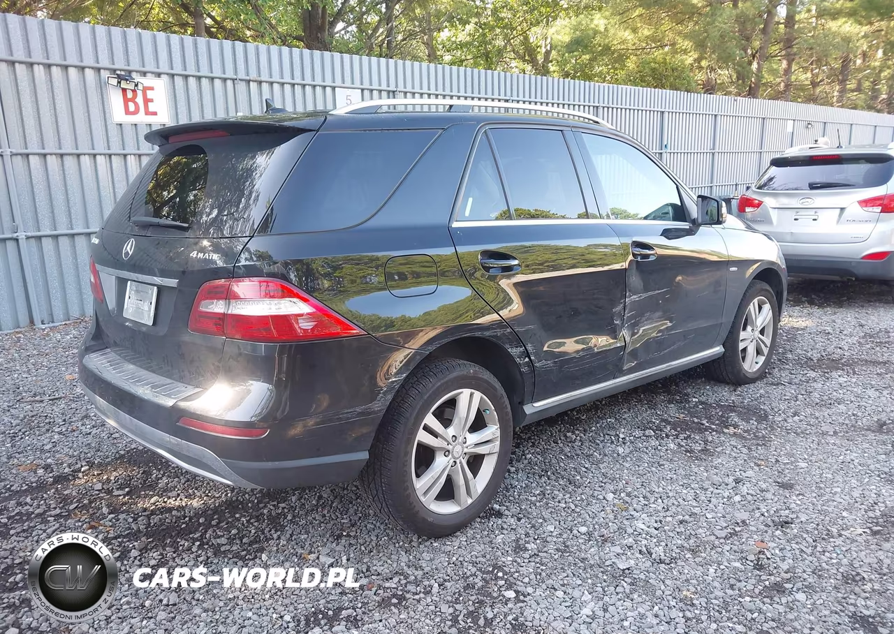 2012 Mercedes-Benz Ml 350 4Matic VIN:4JGDA5HB9CA010053 - 4