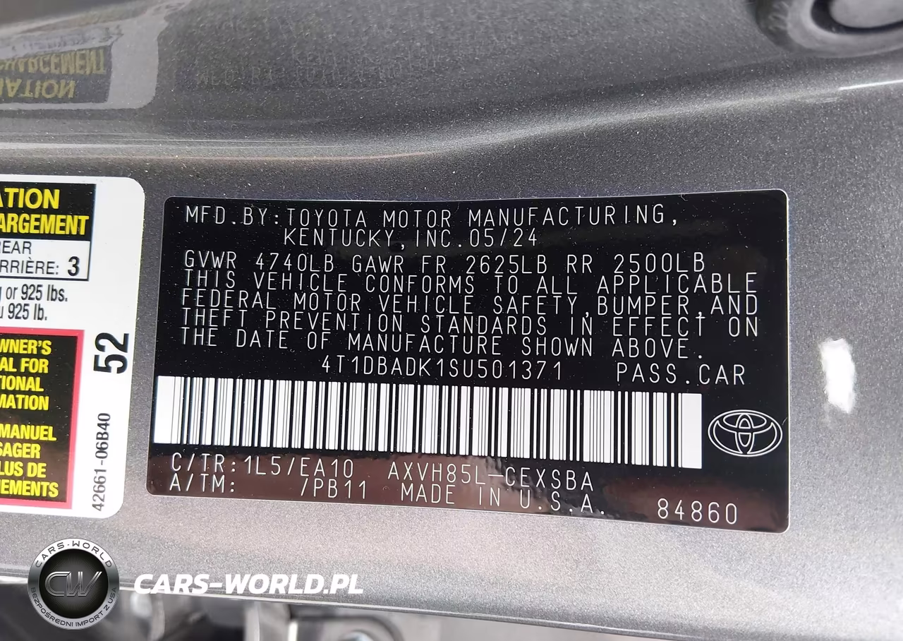 2025 Toyota Camry Se VIN:4T1DBADK1SU501371 - 9