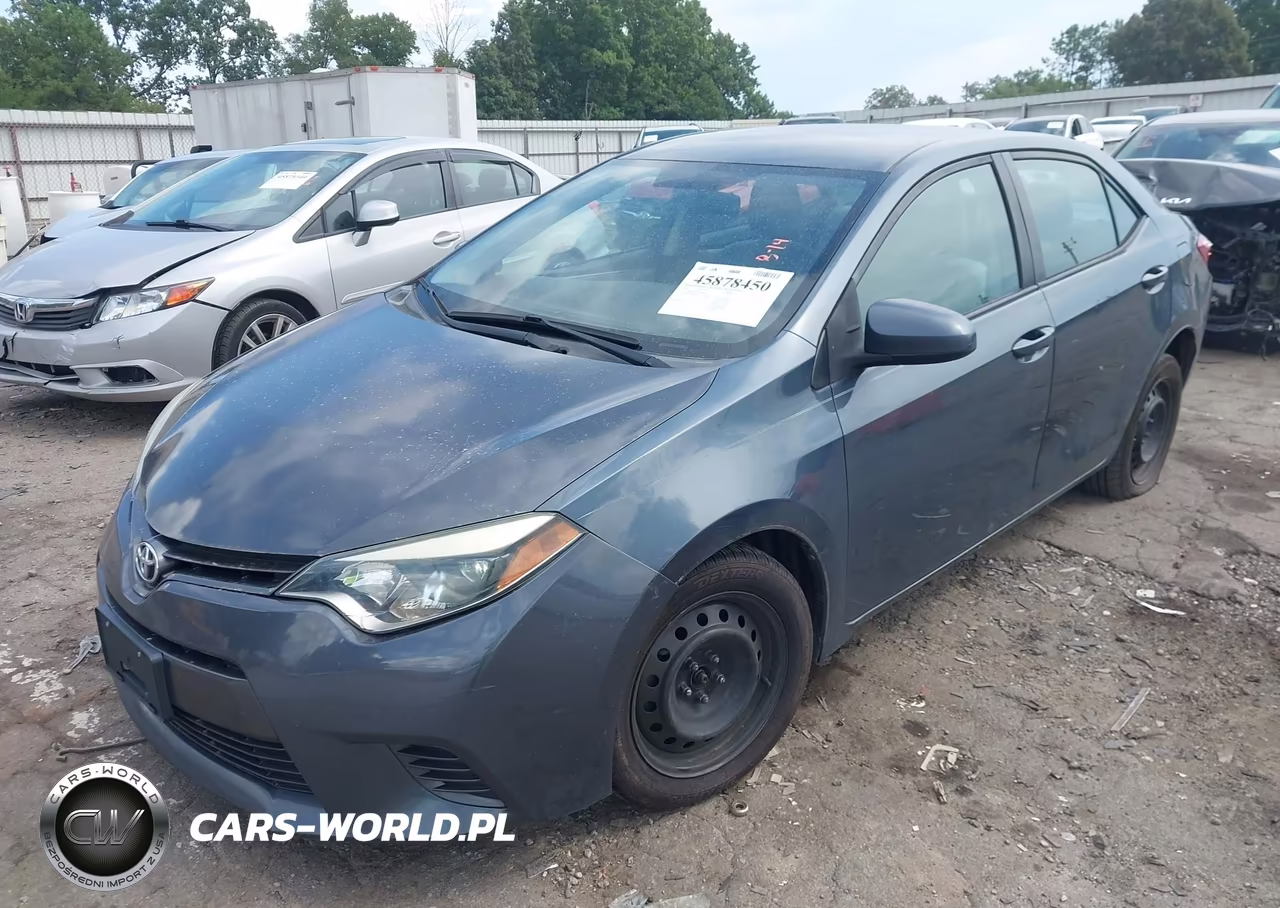2016 Toyota Corolla Le VIN:2T1BURHE3GC550844 - 2
