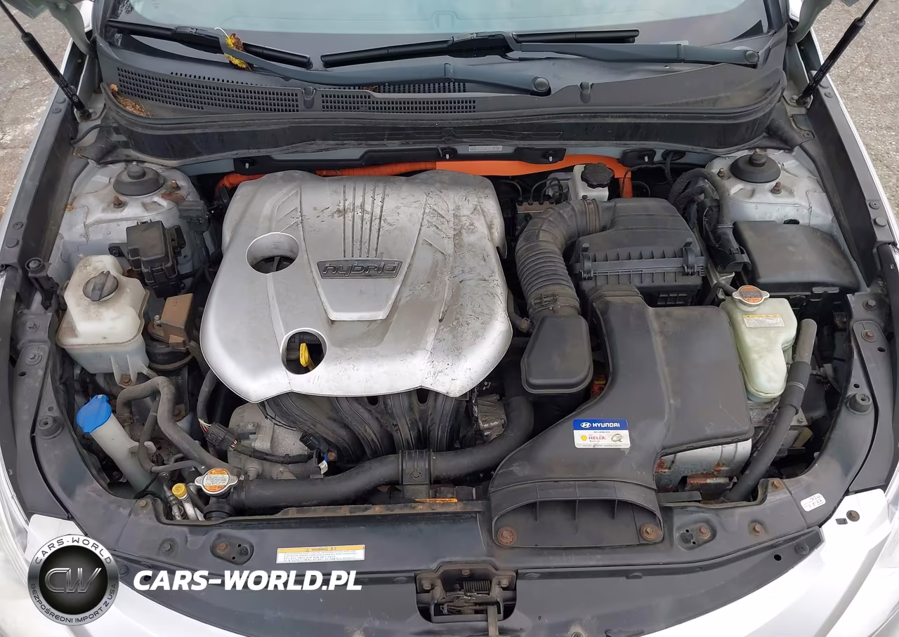 2011 Hyundai Sonata Hybrid VIN:KMHEC4A46BA003323 - 10