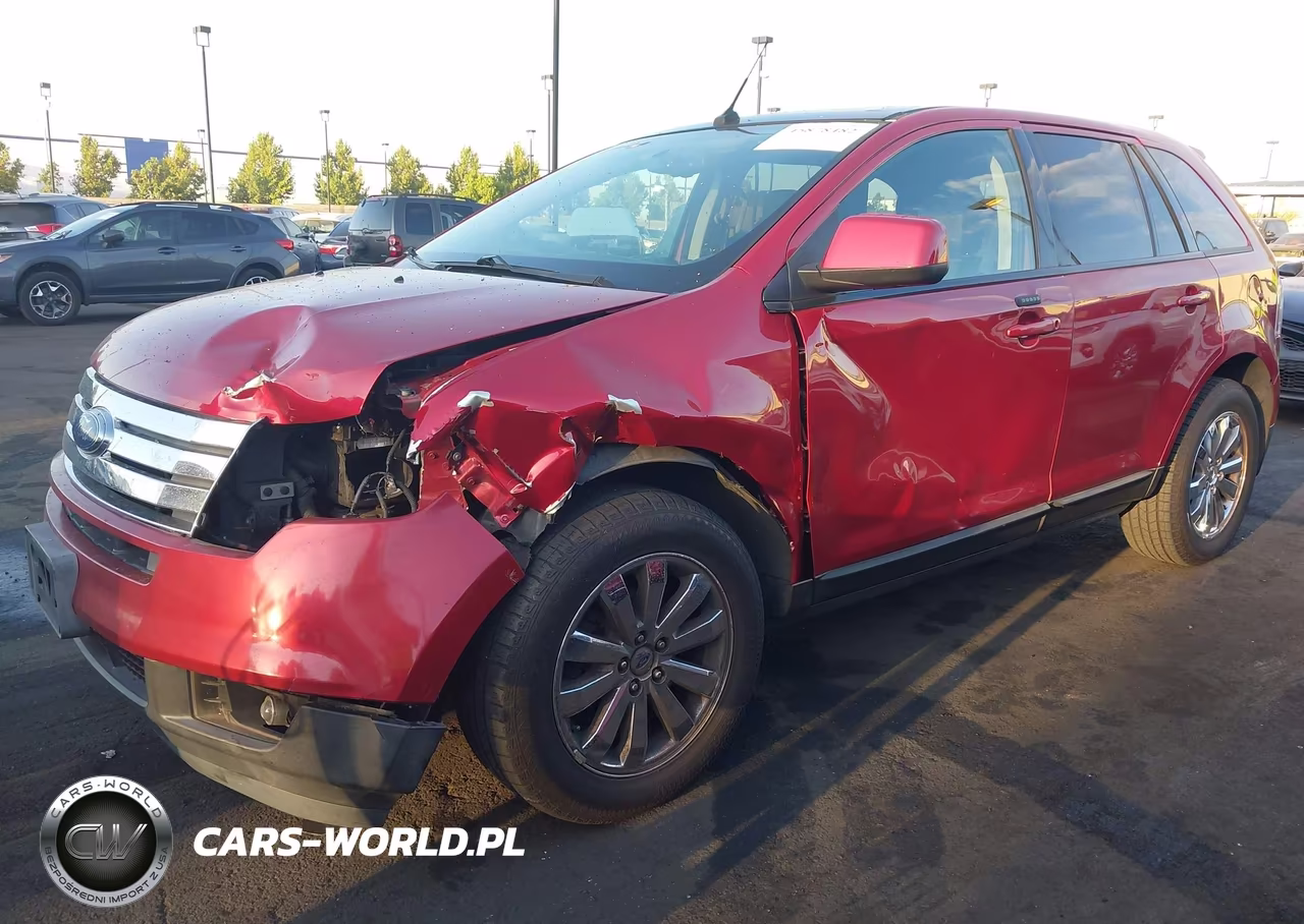 2007 Ford Edge Sel Plus VIN:2FMDK39C67BA58872 - 2