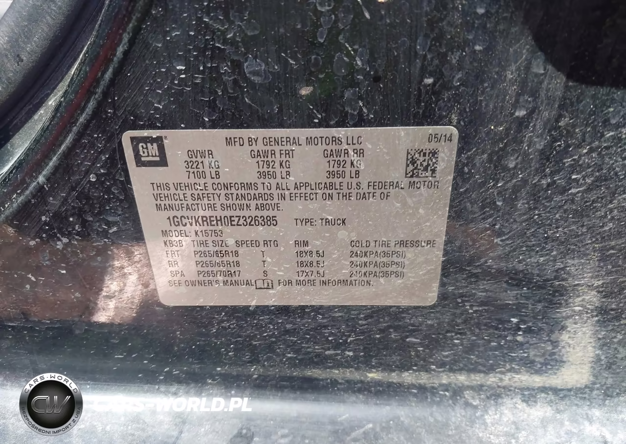 2014 Chevrolet Silverado 1500 Lt VIN:1GCVKREH0EZ326385 - 9