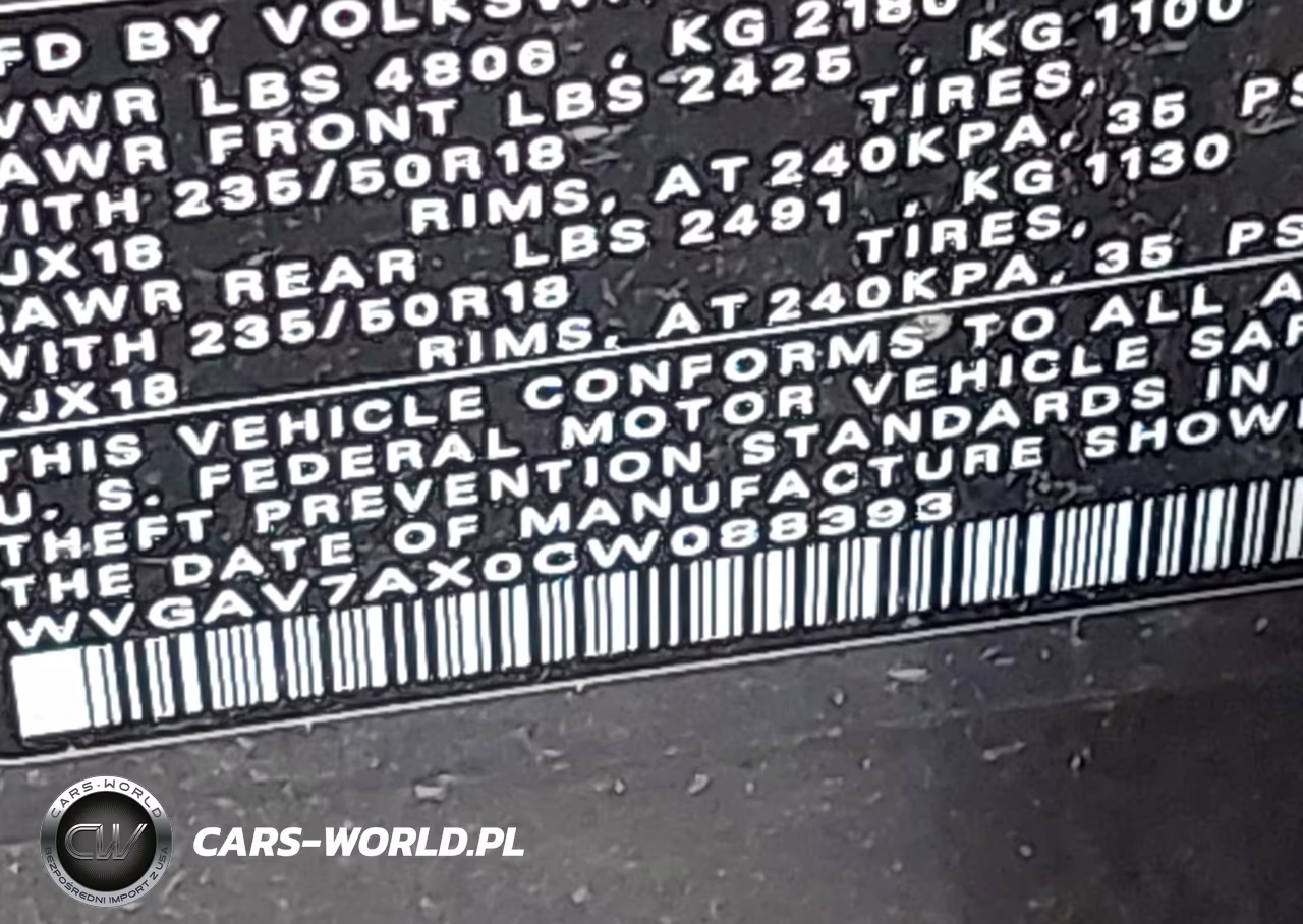 2012 Volkswagen Tiguan Se VIN:WVGAV7AX0CW088393 - 9