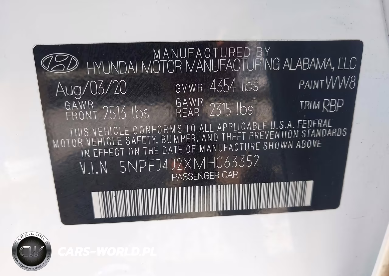 2021 Hyundai Sonata Sel Plus VIN:5NPEJ4J2XMH063352 - 9
