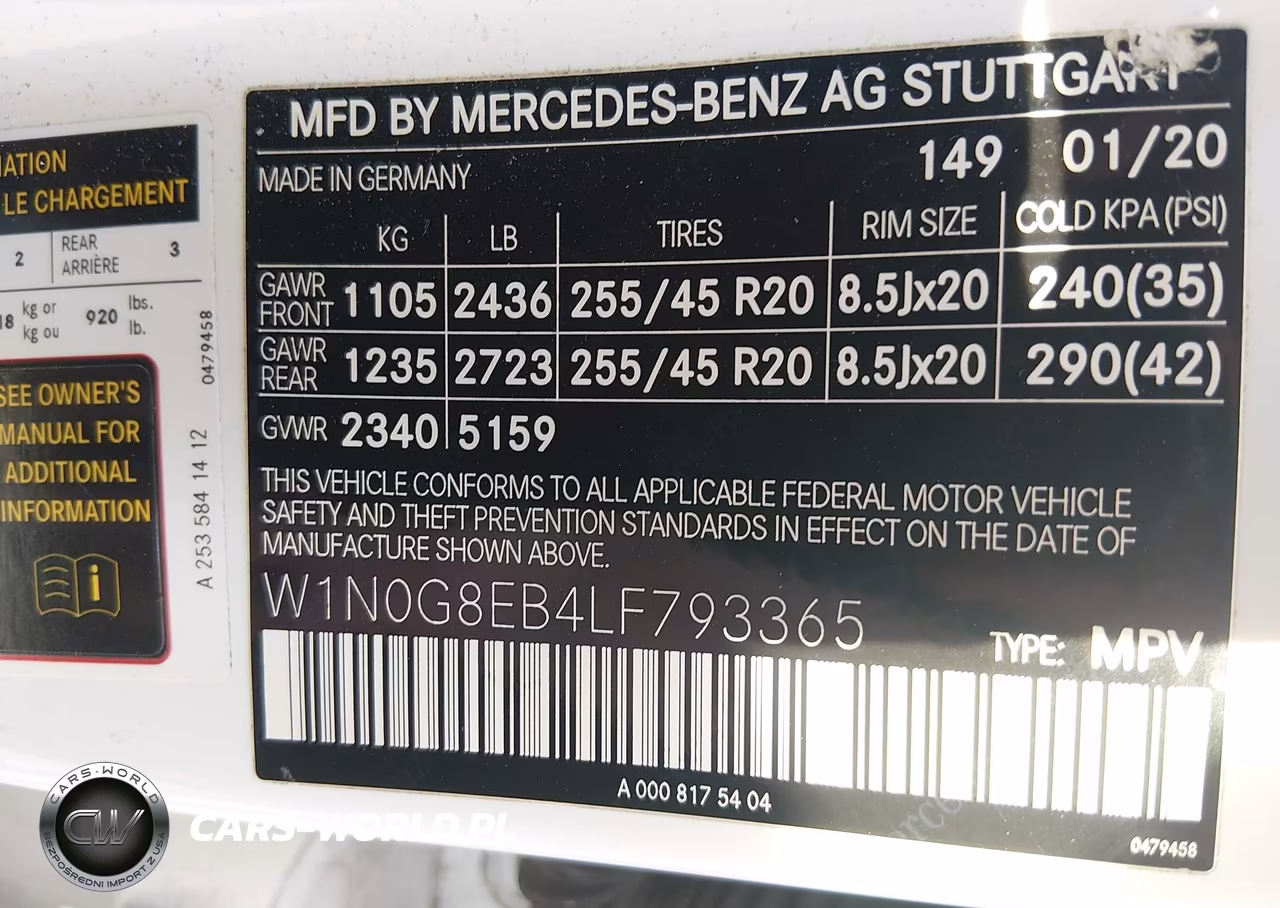 2020 Mercedes-Benz Glc 300 4Matic VIN:W1N0G8EB4LF793365 - 9