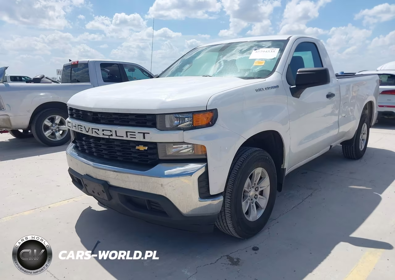 2020 Chevrolet Silverado 1500 2Wd Long Bed Wt VIN:3GCNWAEF8LG435646 - 2