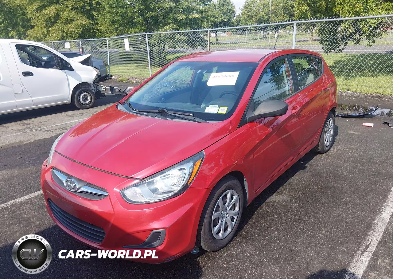 2013 Hyundai Accent Gs VIN:KMHCT5AE5DU121533 - 2