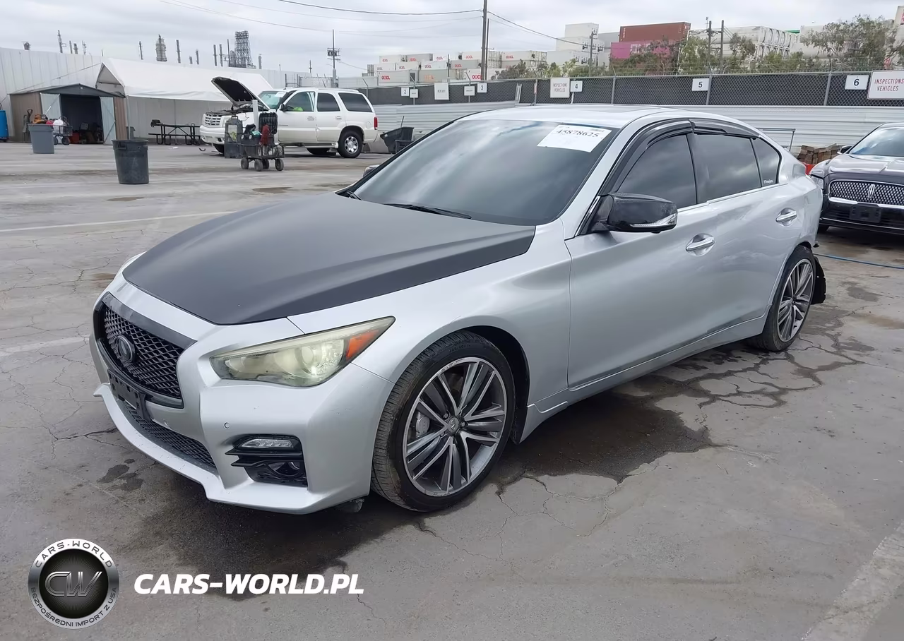 2014 Infiniti Q50 Sport VIN:JN1BV7AP8EM678741 - 2