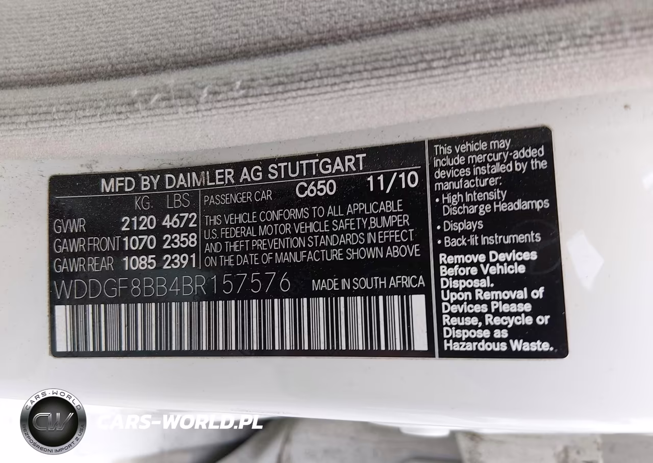 2011 Mercedes-Benz C 300 Sport 4Matic VIN:WDDGF8BB4BR157576 - 9