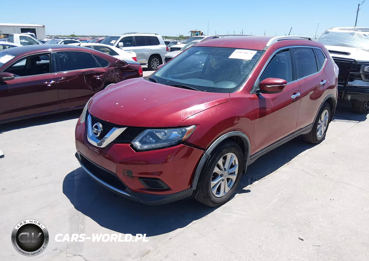 2015 Nissan Rogue Sv VIN:KNMAT2MT2FP561599 - 2