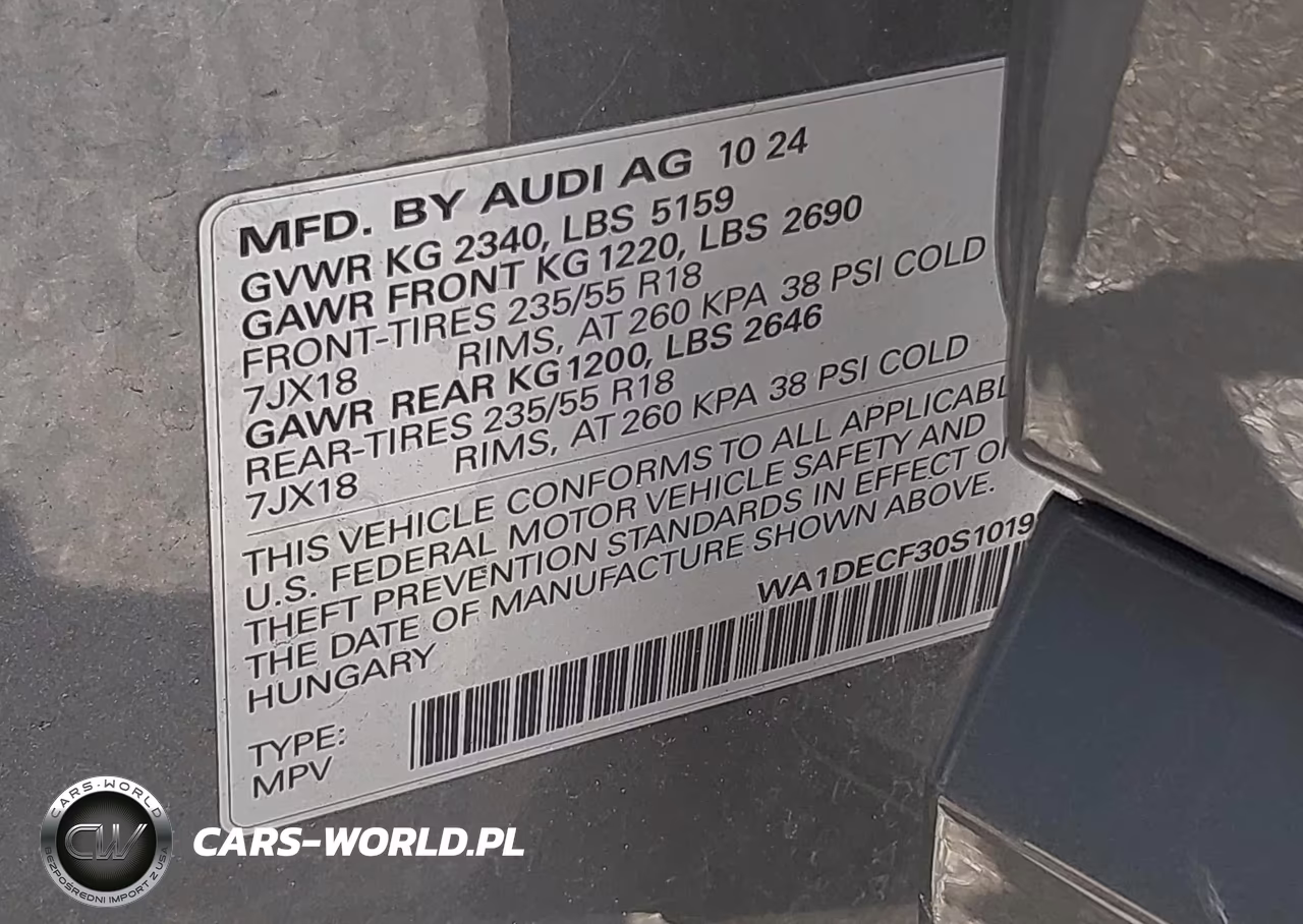 2025 Audi Q3 Premium 45 Tfsi S Line Quattro Tiptronic VIN:WA1DECF30S1019869 - 9