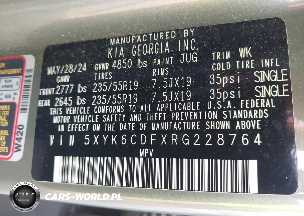 2024 Kia Sportage X-Line VIN:5XYK6CDFXRG228764 - 9