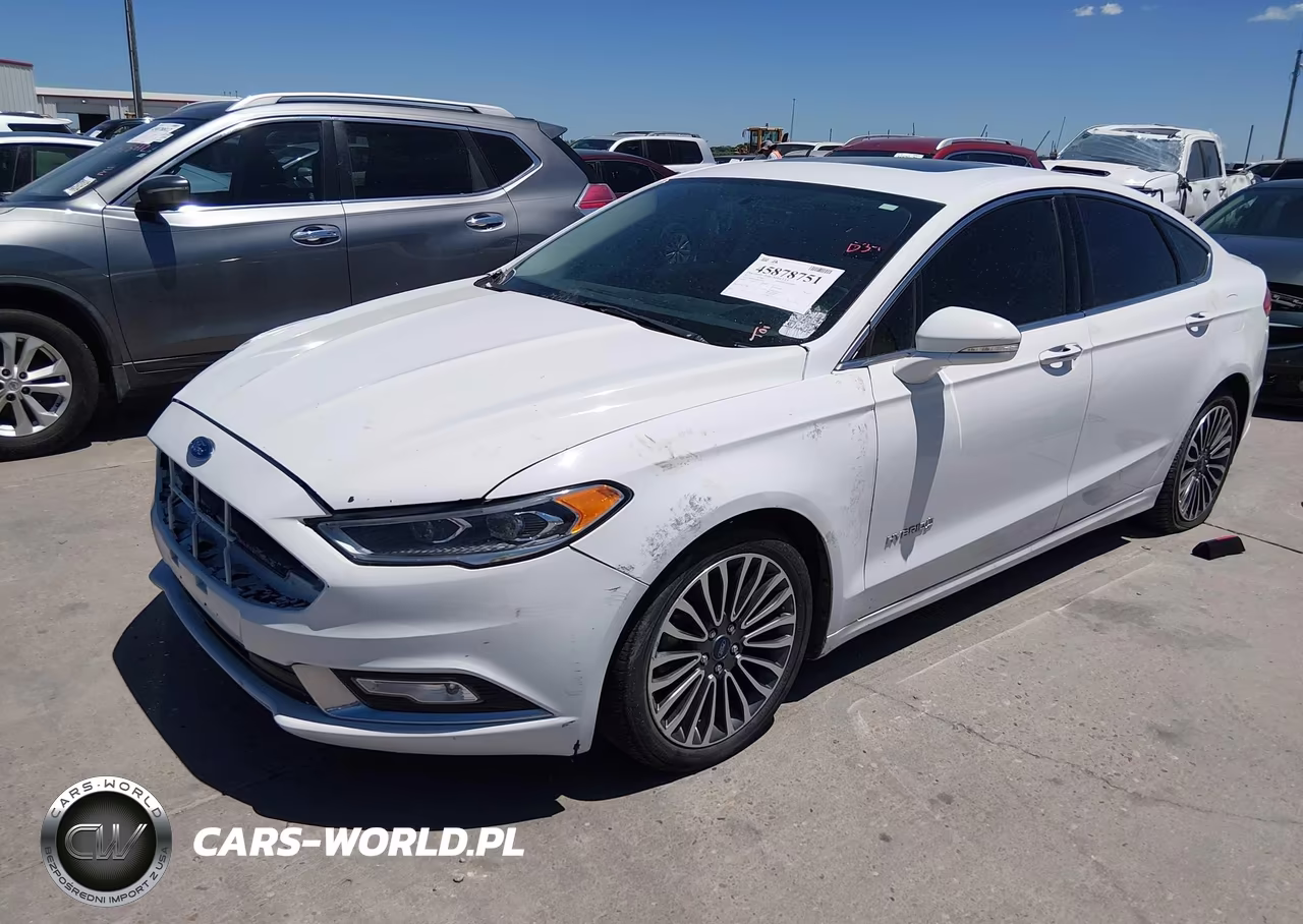 2017 Ford Fusion Hybrid Titanium VIN:3FA6P0RUXHR182352 - 2